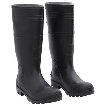 vidaXL Regenlaarzen maat 42 PVC zwart, Verzenden