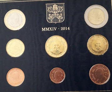 Vaticaan. Year Set (BU) 2014 (Zonder minimumprijs)