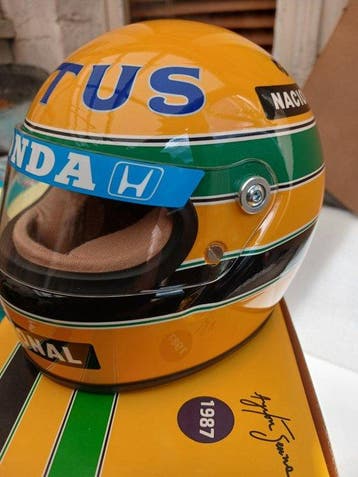 Monaco Grand Prix - Ayrton Senna - 1987 - Helm op halve, Collections