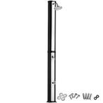 tectake Ofanto-zonnedouche 35 l - zwart/zilver, zonder besch, Verzenden, Nieuw