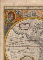 Wereld - Hemisferen, Continenten, Elementen; Aarde, Vuur,, Boeken, Nieuw
