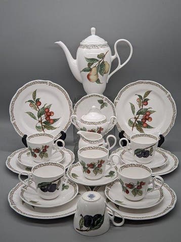 Koffie- en theeservies - Noritake Royal Orchard, Antiquités & Art