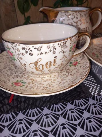 Villeroy & Boch - Service à café (5) - Porcelaine, Émail -, Antiek en Kunst