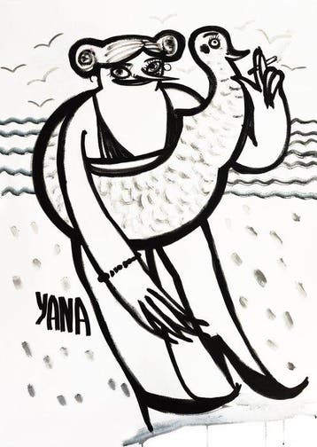 Yana Medow - Swan Muse XXL NO RESERVE, Antiek en Kunst