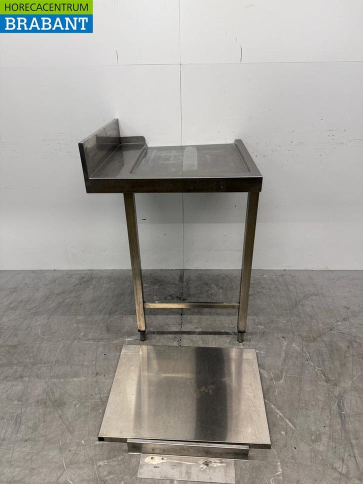 Acier inoxydable Table dégouttage avec châssis pour, Articles professionnels, Horeca | Autre, Envoi