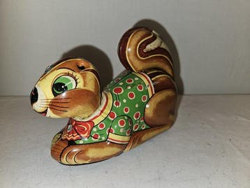 TPS - Speelgoed Eekhoorn (blikken, opwind) - 1950-1960 -