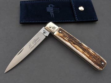 Fraraccio Coltello Lo Sfilato 19 cm Corno Antico Lama INOX 8