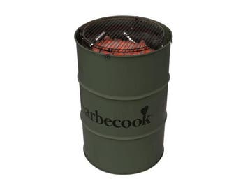 Veiling - Barbecook houtskool barbecue edson army green, Tuin en Terras, Nieuw