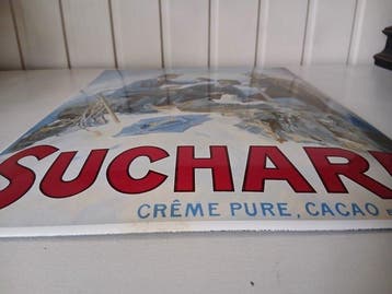 Milka Chocolade - Milka Suchard - Emaille bord - Emaille, Antiek en Kunst