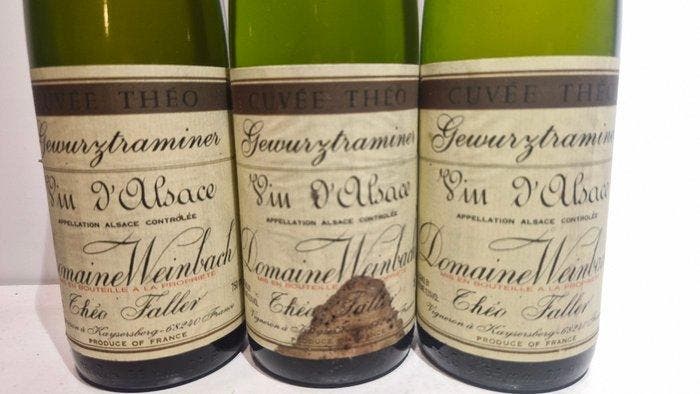 1992 Domaine Weinbach, Théo Faller, Gewurztraminer - Elzas -, Verzamelen, Wijnen
