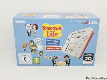 Nintendo 2DS - Console - Red / White - TomoDachi Life - NEW, Verzenden