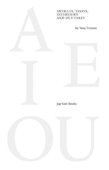 Articles, Essays, Interviews And Outtakes | Tony Fretton, Boeken, Verzenden, Nieuw, Tony Fretton