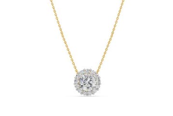 Halsketting - 14 karaat Geel goud - 2.57ct. tw. Diamant, Nieuw