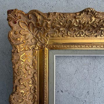 Grote Vergulde Schilderij Lijst - Lijst - Hout