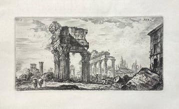 Giovanni Battista Piranesi (1720-1778) - Tempio di Giove