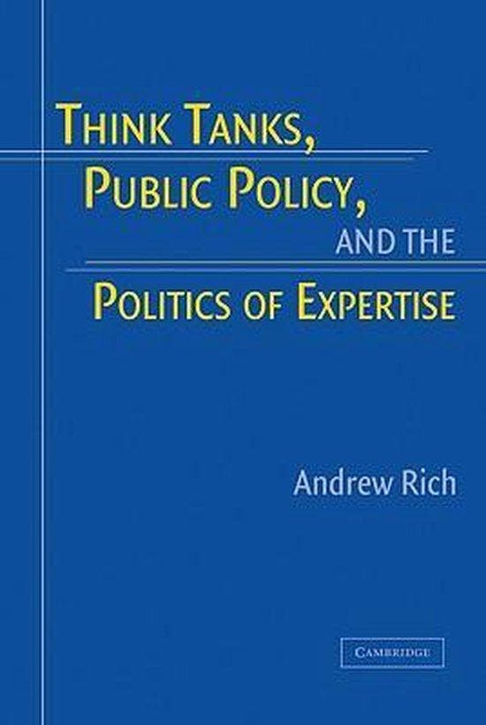 Think Tanks, Public Policy, and the Politics of Expertise, Livres, Langue | Anglais, Envoi