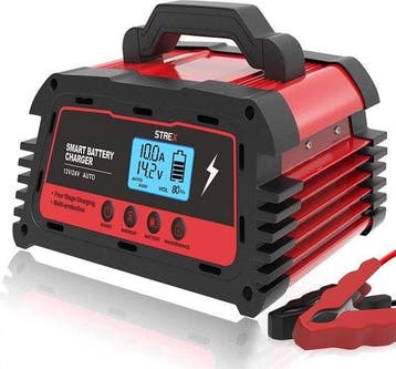 2dekans | Strex Industriele Acculader - 12/24V 5/10/25A -, Ophalen of Verzenden, Nieuw