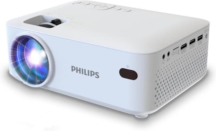 Philips Videoprojector 65 | Compact | Tweede kansje, OP..., Audio, Tv en Foto, Beamers, Overige resoluties, Zo goed als nieuw