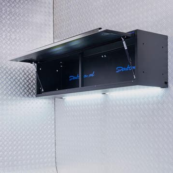 Datona Hangkast 136 cm met LED-verlichting - brede, Ophalen of Verzenden