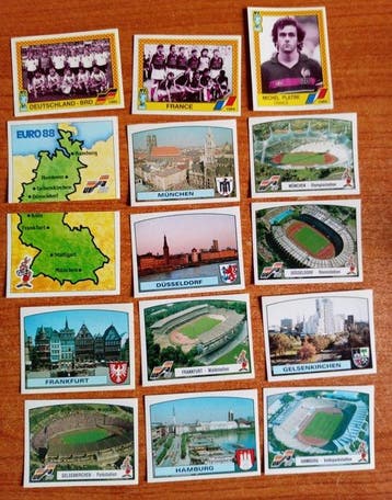 Panini Euro 88 - (267/267) Complete losse stickerset -, Nieuw