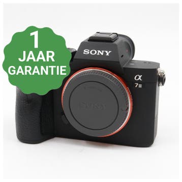 10% korting | Sony A7 III body | Tweedehands, Audio, Tv en Foto, Verzenden, Zo goed als nieuw, Sony