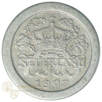 Nederland. Wilhelmina. 5 Cent 1907 t/m 1943 compleet (15, Postzegels en Munten, Munten | Nederland