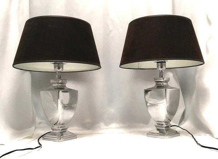 Light Makers - Lampe de table - Textile en aluminium poli -, Huis en Inrichting, Overige Huis en Inrichting