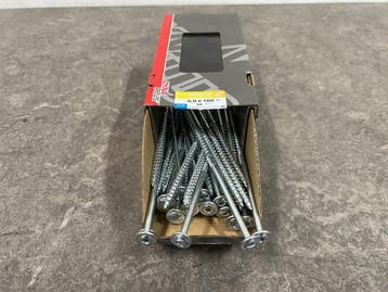 Veiling - 5x Dynaplus houtbouwschroef ø6x160mm 50-pack, Bricolage & Construction