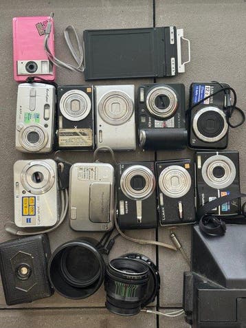 Sony, Panasonic, Nikon, Olympus, Polaroid, Samsung, Mamiya,, Nieuw