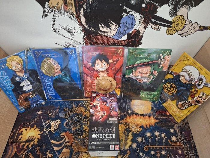 Bandai - 1 Compleet album - One Piece, Hobby en Vrije tijd, Verzamelkaartspellen | Overige