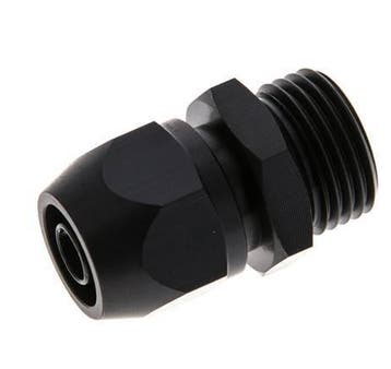 12x9mm & G1/2'' Aluminium Rechte Knelfitting Buitendraad, Verzenden