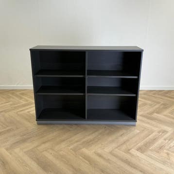 open kast vv 4 legborden (hxbxd) 121x160x45 cm, antraciet