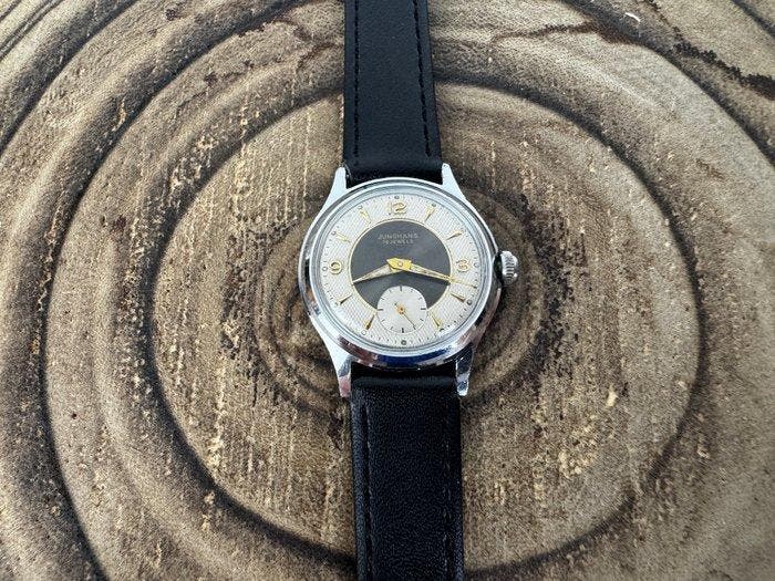 Junghans - cal. 93 - sub second - Zonder minimumprijs -, Handtassen en Accessoires, Horloges | Heren