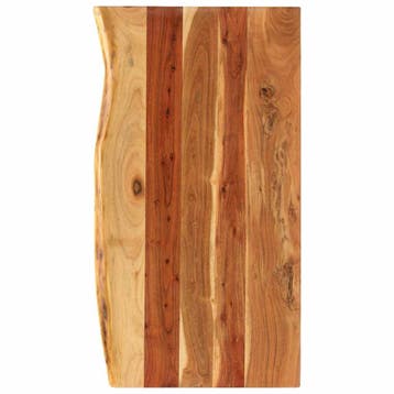vidaXL Wastafelblad 100x52x3,8 cm massief acaciahout, Doe-het-zelf en Bouw, Verzenden, Nieuw