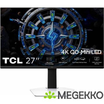 TCL 27C2A 27  4K UHD 320Hz QD-Mini-LED IPS Gaming Monitor, Verzenden