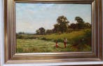 David Bates (1840/41-1921) - Landschaft mit Hirten, Antiquités & Art