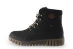 Rieker Veterboots in maat 39 Zwart, Kleding | Dames, Schoenen, Verzenden, Zwart, Overige typen, Gedragen