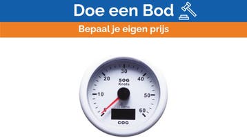 Bieden: Wema GPS boat speed indicator white 15 kn | 27 km/h, Watersport en Boten, Ophalen of Verzenden, Nieuw