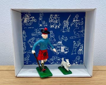 Figurine - Tintin en Ecossais avec Milou - lIle Noire -, Boeken, Strips | Comics, Nieuw