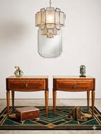 Table de chevet (2) - Bois, Verre