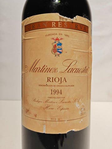 1994 Martinez Lacuesta - Rioja Gran Reserva - 1 Magnum (1,5, Nieuw