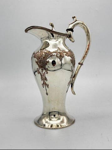 Antique Victorian Silver-Plated Claret Jug - Cruche -