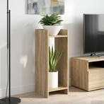 vidaXL Plantenstand met plank 2 pcs Sonoma Eik 30 x 30 x 80, Verzenden