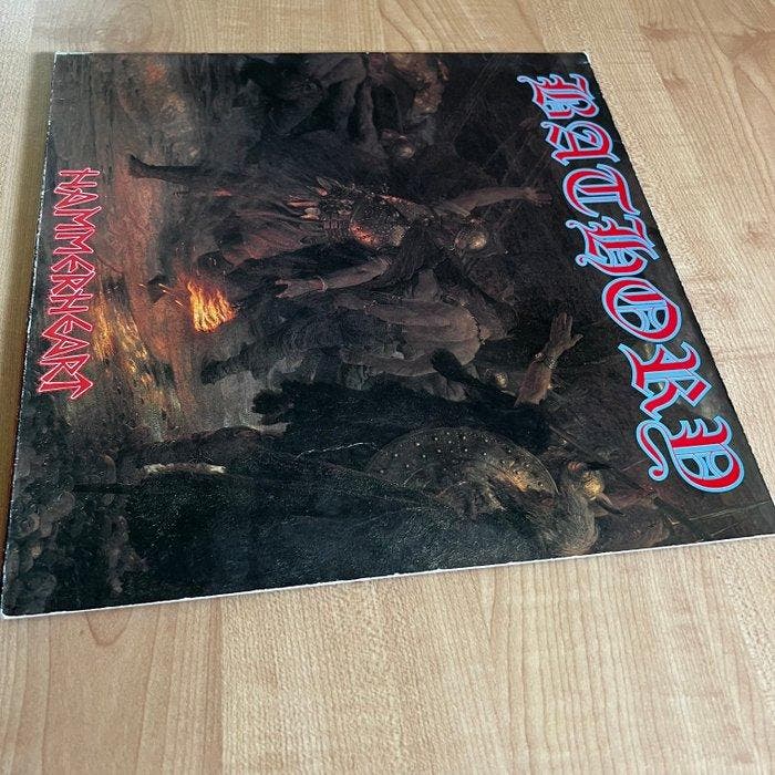 Bathory - Hammerheart - Vinylplaat - 1ste persing - 1990, Cd's en Dvd's, Vinyl Singles