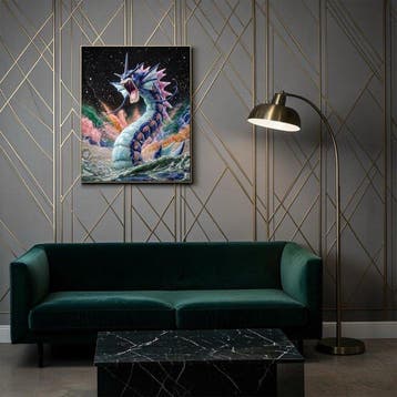 Naro - Canvas [L] - Ascesa di Gyarados Cosmico, Nieuw