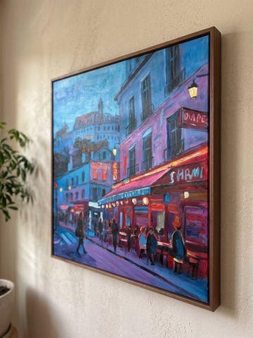 Néo Pablo - When lights flicker – 100% original Painting by
