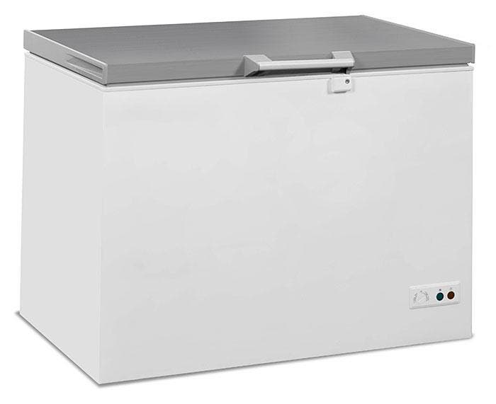 Vrieskist Rvs Deksel 305 liter, Zakelijke goederen, Horeca | Keukenapparatuur, Koelen en Vriezen, Verzenden
