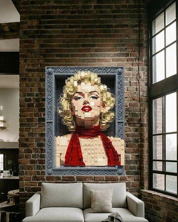 Jacob Hitt - does Lego Marilyn w/COA XXL