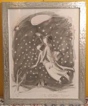 Raymond Peynet (1908-1999) - Amanti fra le stelle