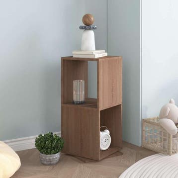 vidaXL Draaikast 34,5x34,5x75,5 cm spaanplaat sonoma eiken, Verzenden, Nieuw